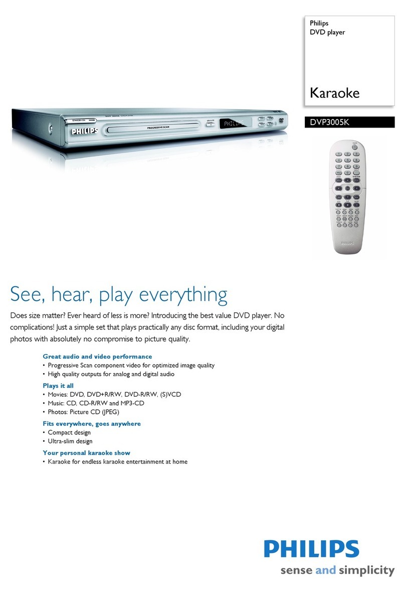 Philips DVP3005K/69 User manual