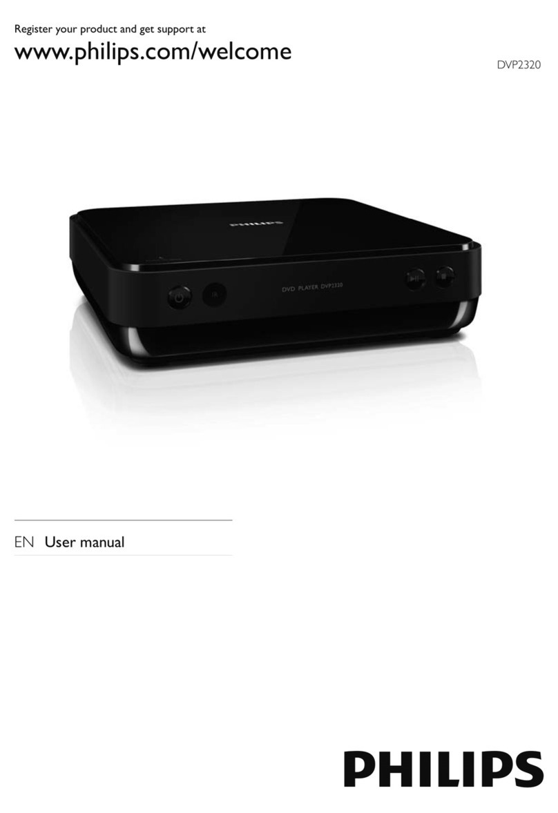 Philips DVP2320BU User manual