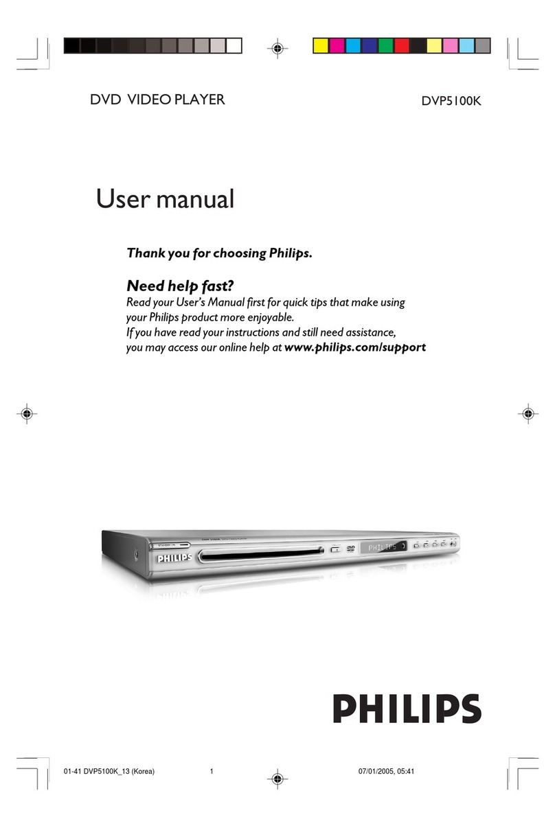 Philips DVP5100K/13 User manual