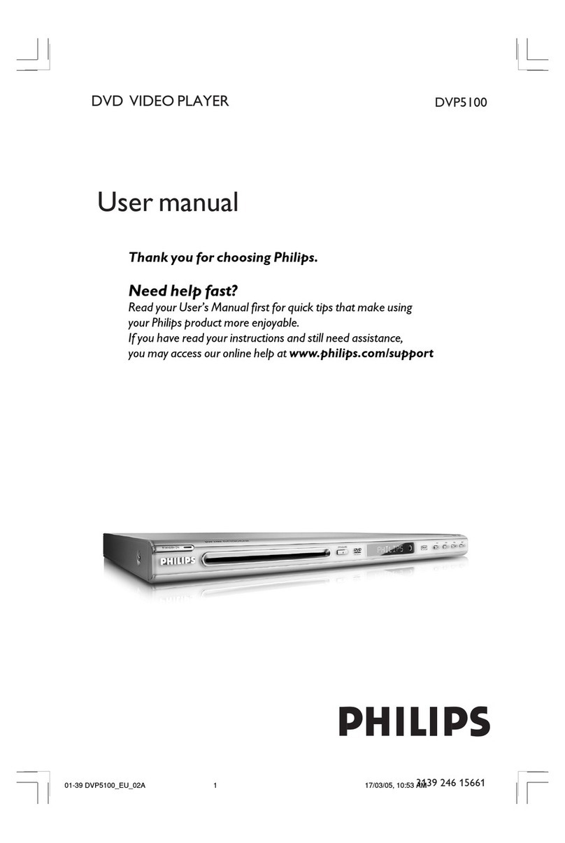Philips DVP5100/02 User manual