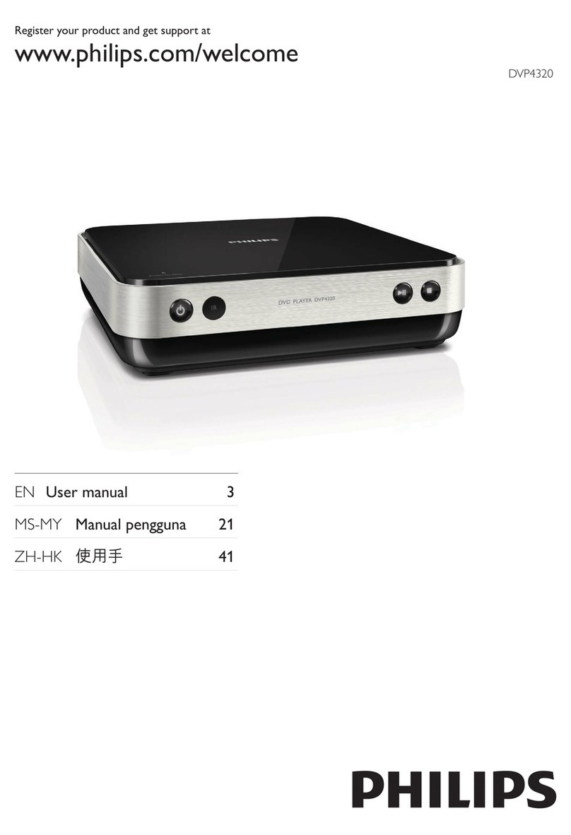 Philips DVP4320 User manual