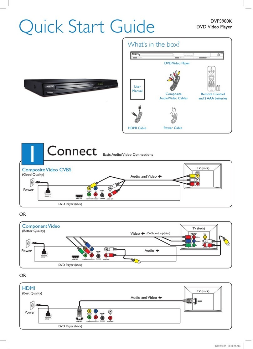 Philips DVP3980KX/78 User manual