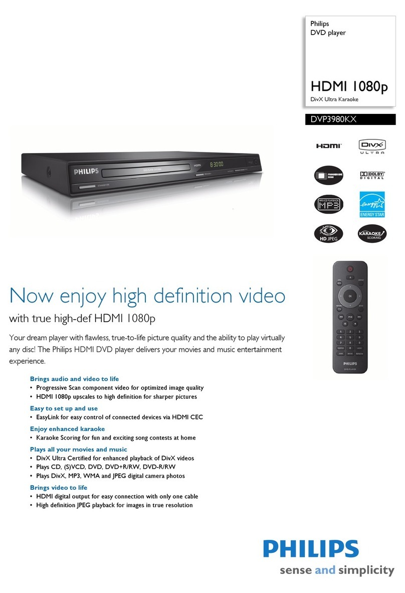 Philips DVP3980KX/77 User manual
