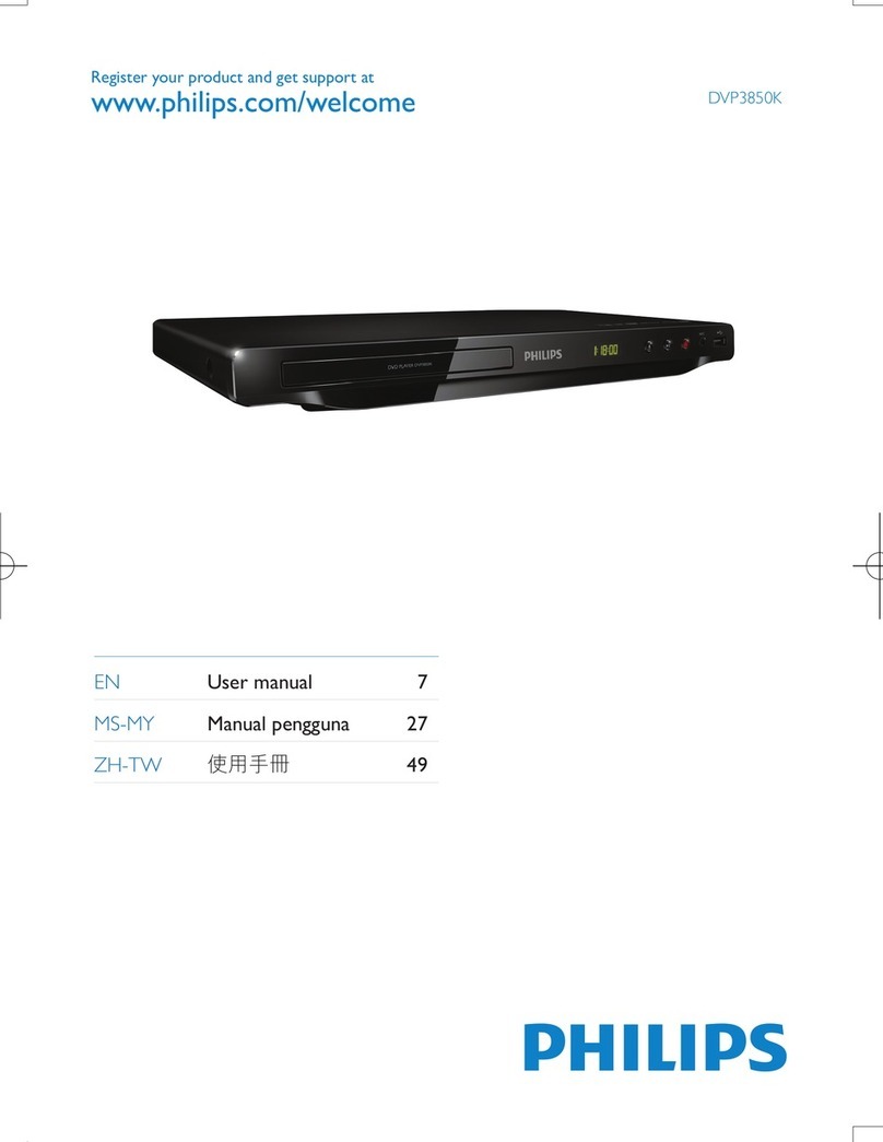 Philips DVP3850K User manual