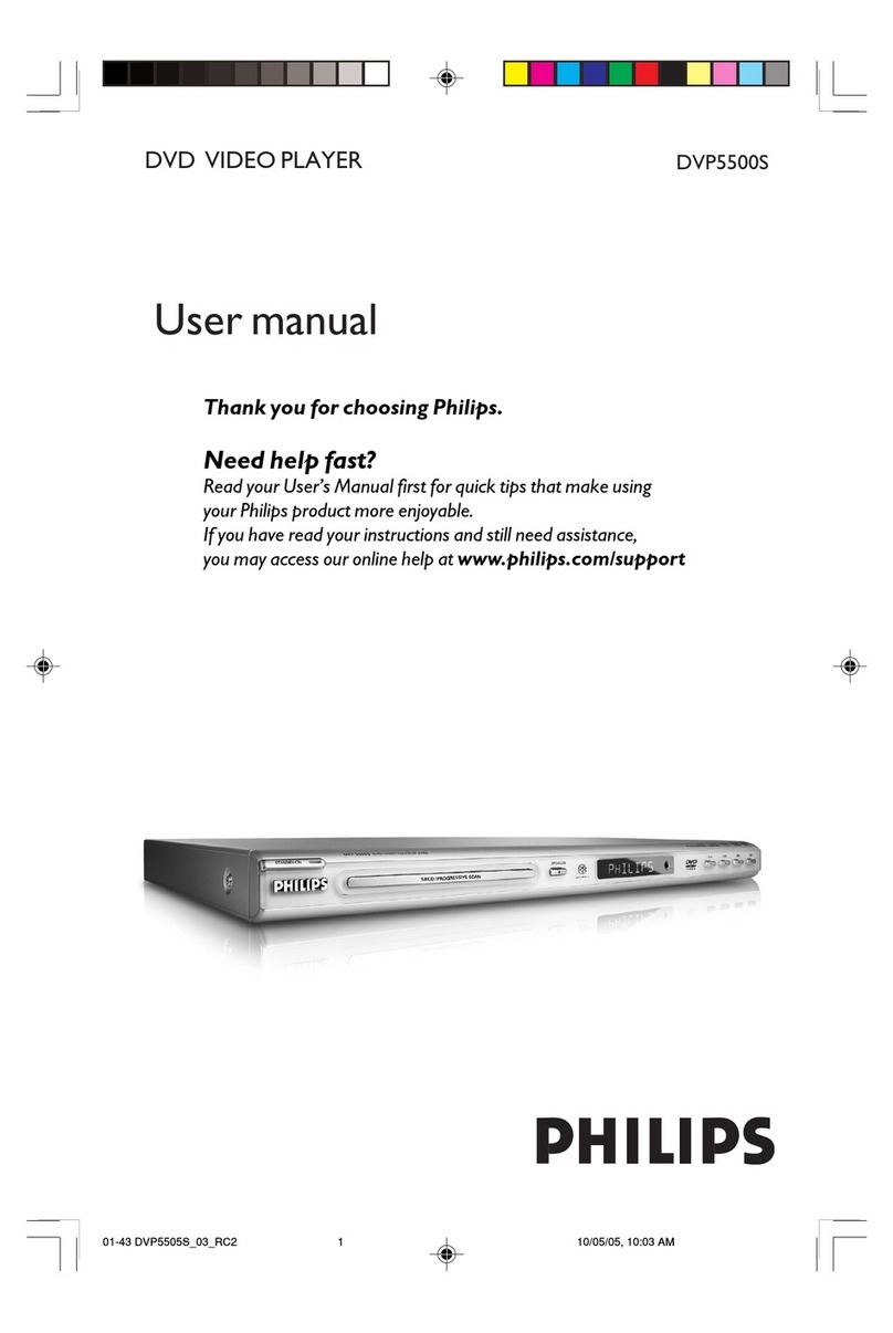 Philips DVP5500S/03 user manual