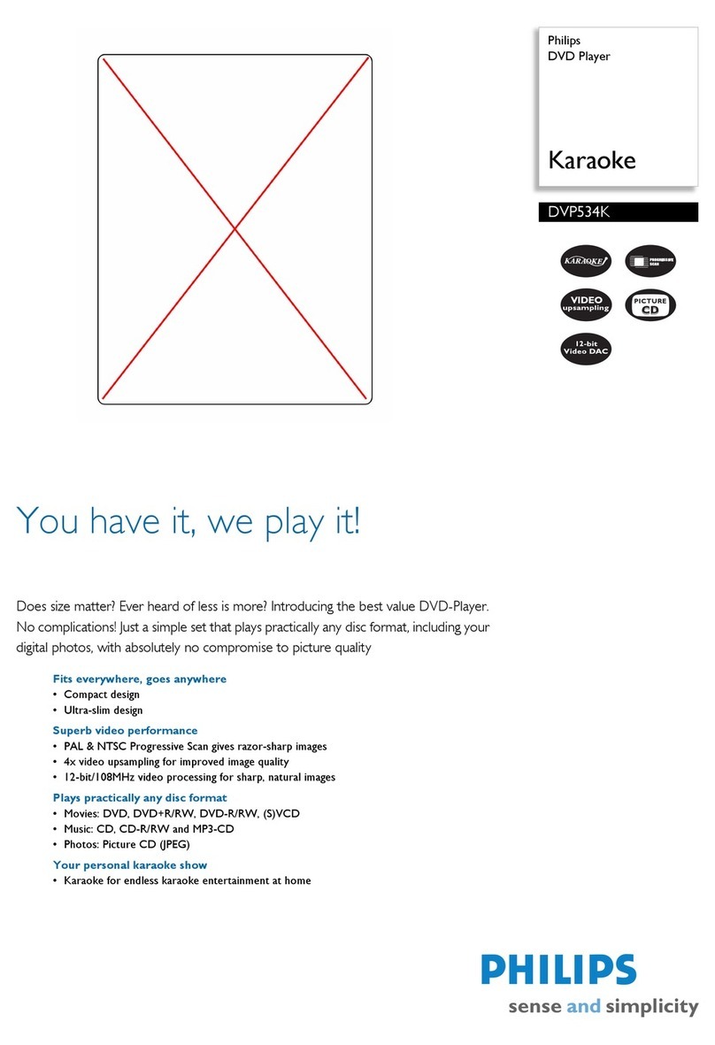 Philips DVP534K User manual