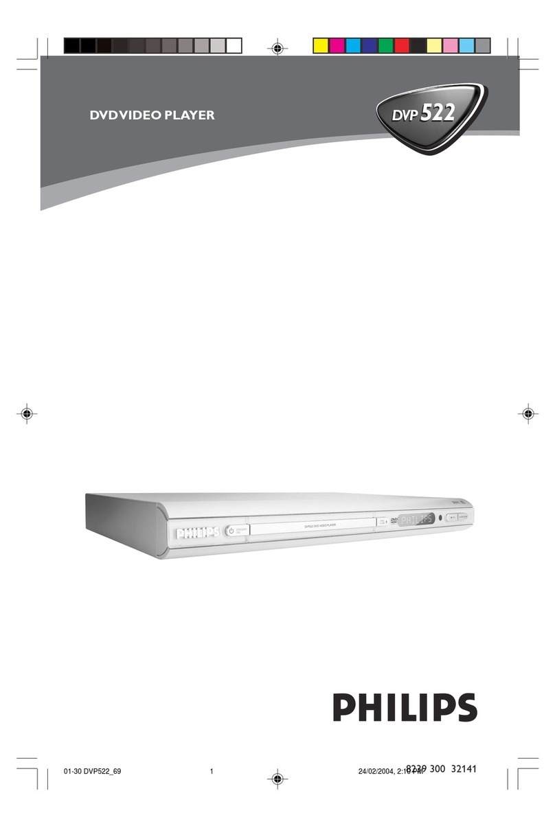 Philips DVP522 user manual