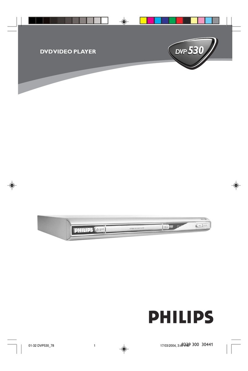 Philips DVP530 user manual