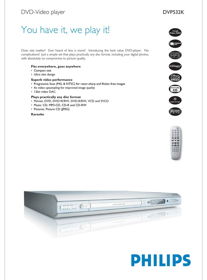 Philips DVP532K User manual