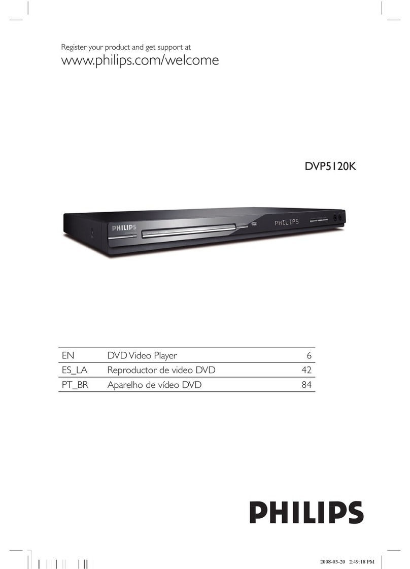 Philips DVP5120KX user manual