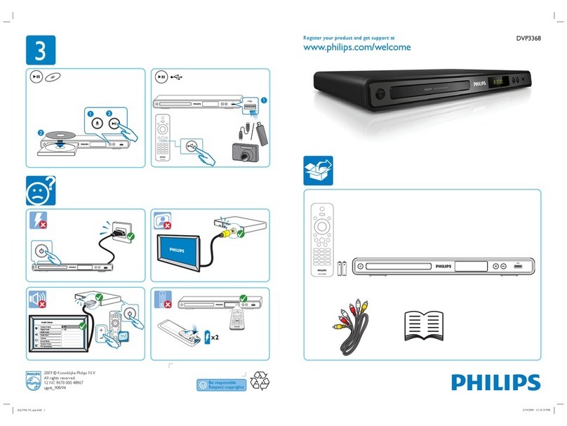Philips DVP3368 User manual