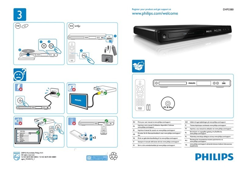 Philips DVP3380/12 User manual