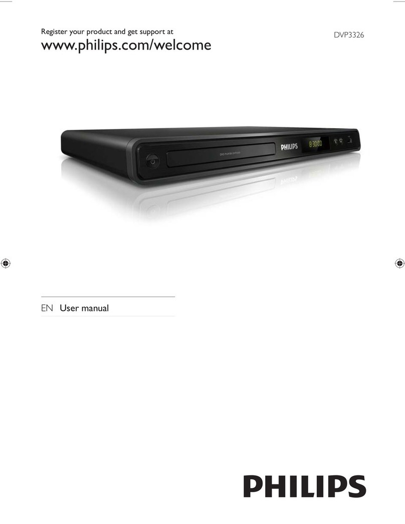 Philips DVP3326 User manual