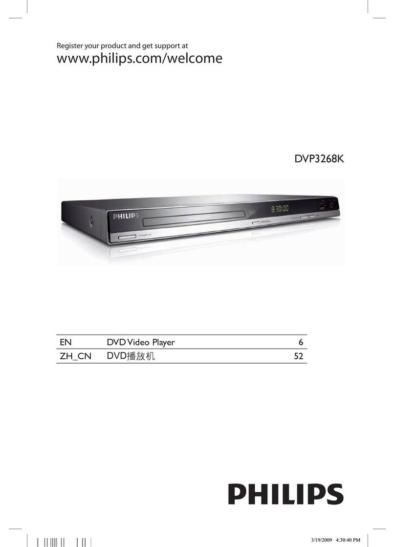 Philips DVP3268K User manual