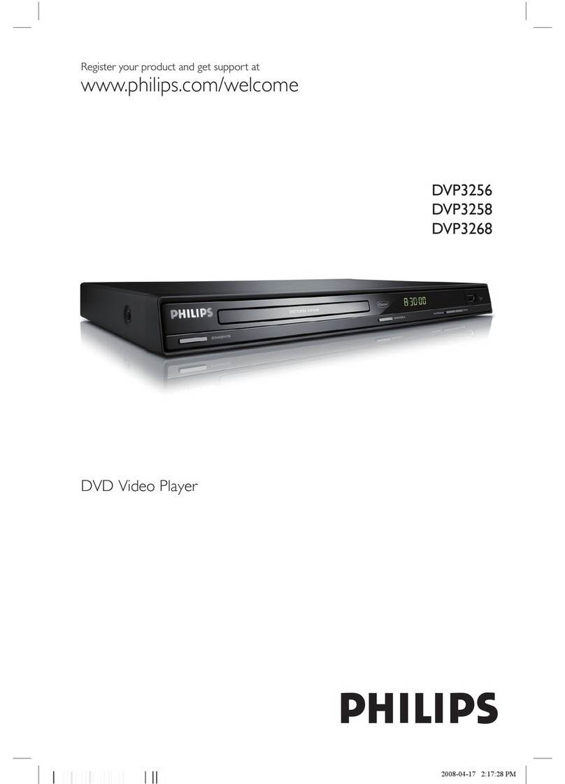 Philips DVP3258X user manual