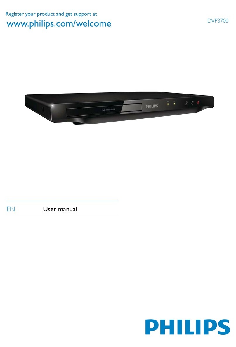 Philips DVP3700 User manual