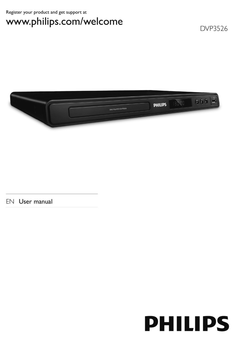 Philips DVP3526 User manual