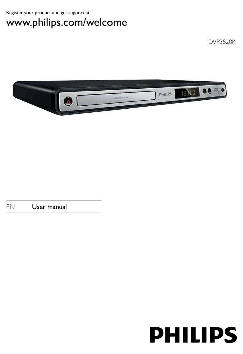 Philips DVP3520K/93 User manual