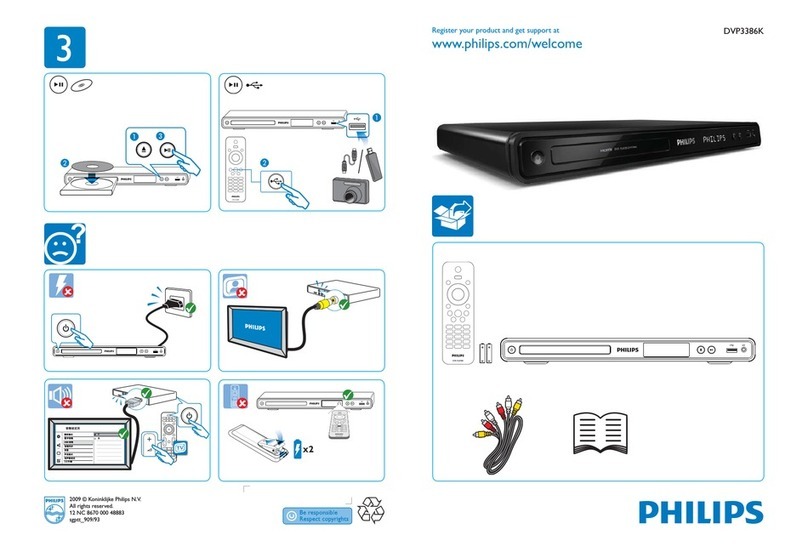 Philips DVP3386K User manual