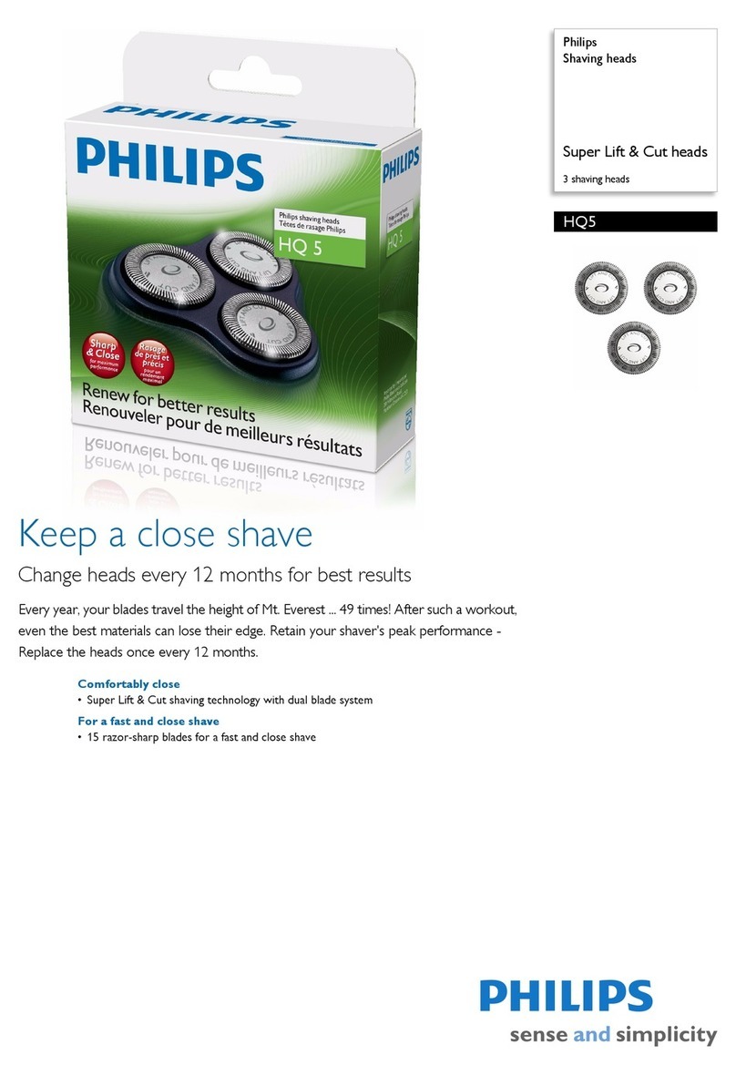 Philips HQ5 User manual