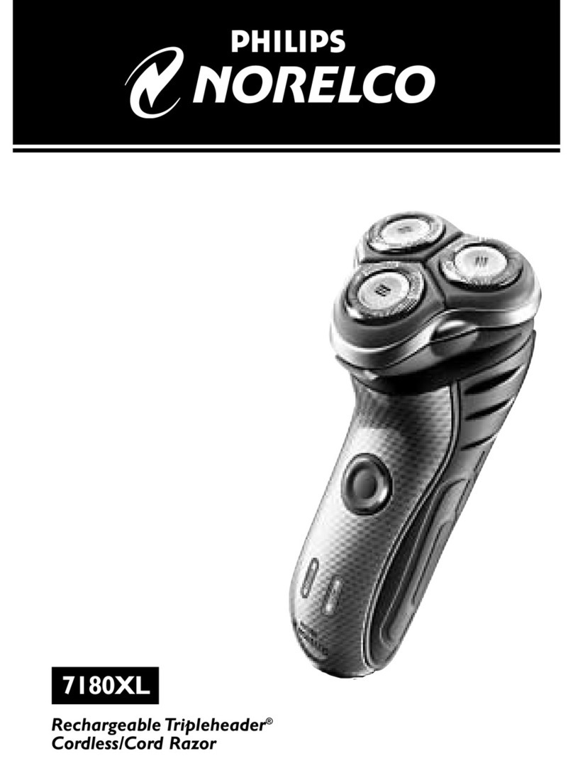 Philips Norelco 7180XL User manual