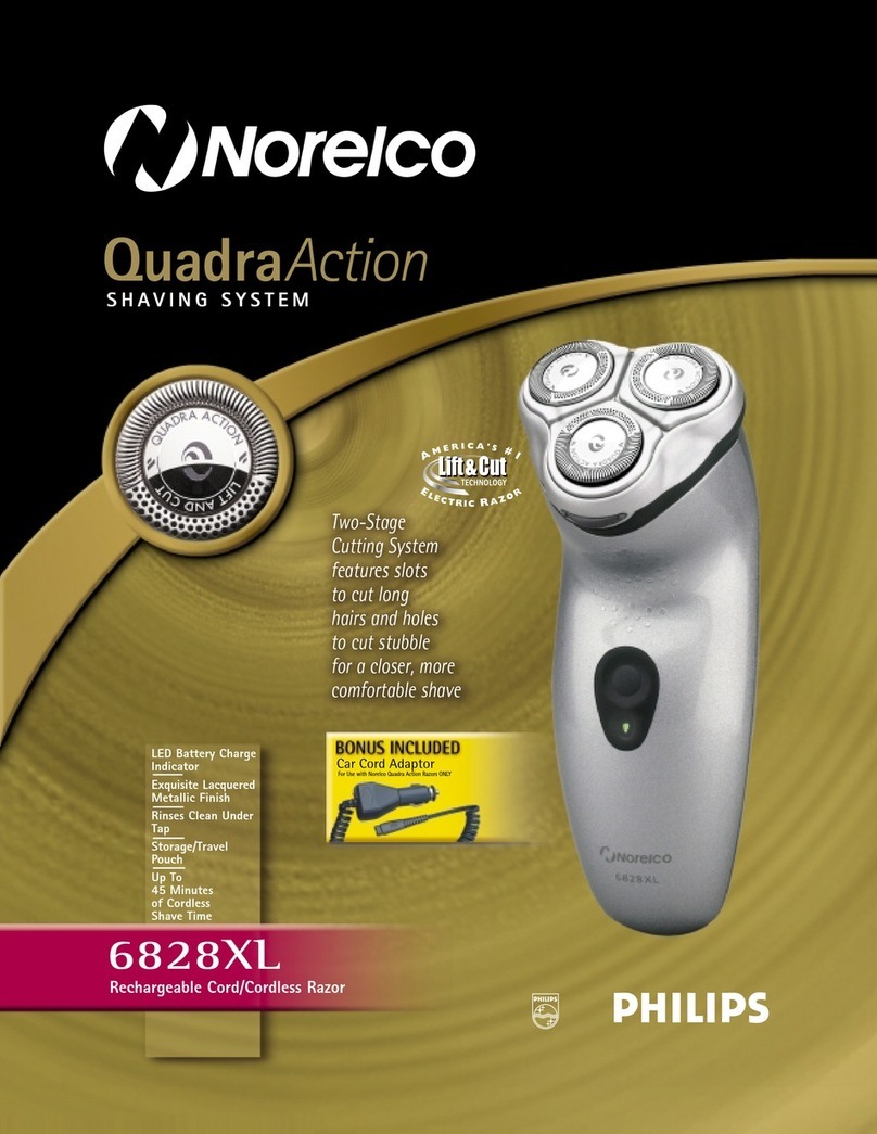 Philips QuadraAction 6828XL Brochure & specs