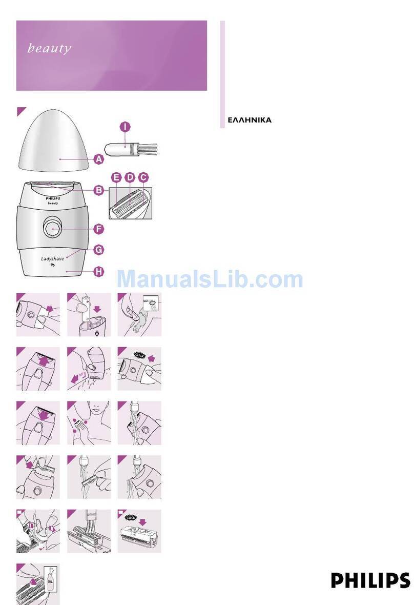 Philips Ladyshave HP6301/00 manual