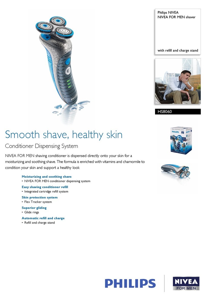 Philips Coolskin HS8060 Specification sheet