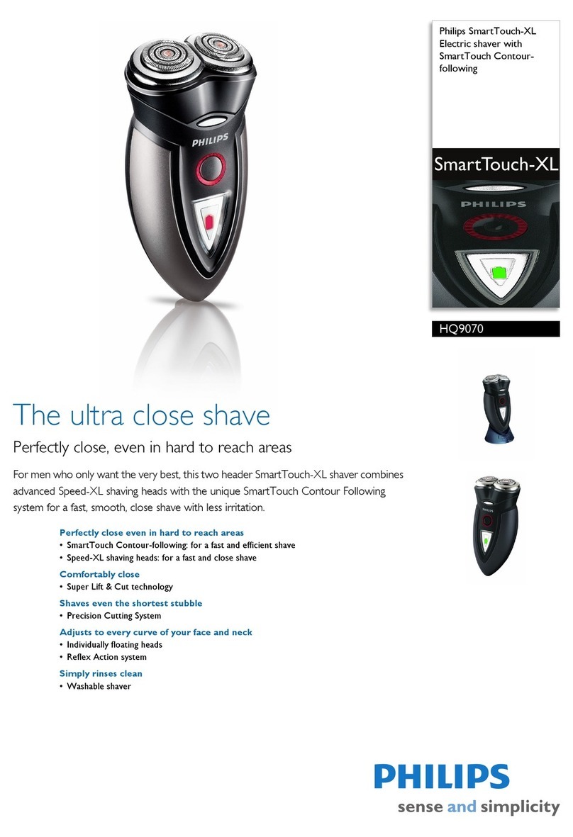Philips SmartTouch-XL HQ9070 User manual