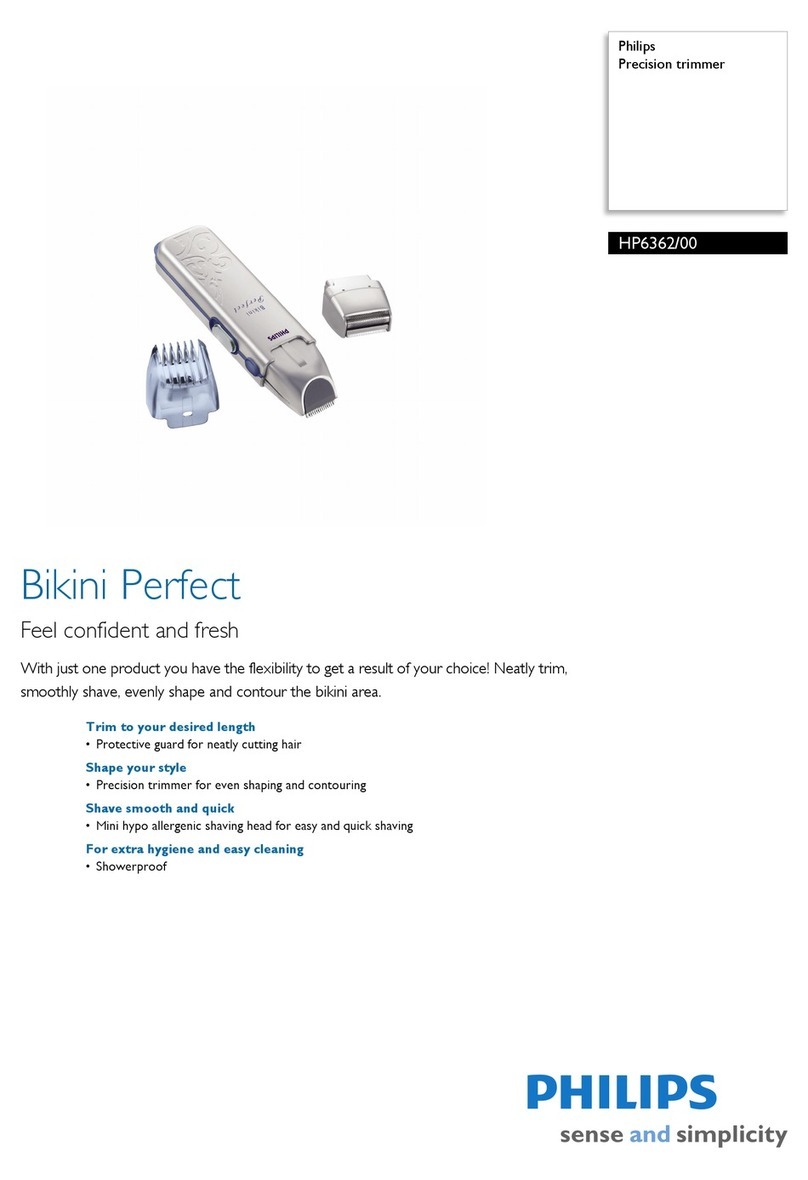 Philips Bikini Perfect HP6362 Specifications