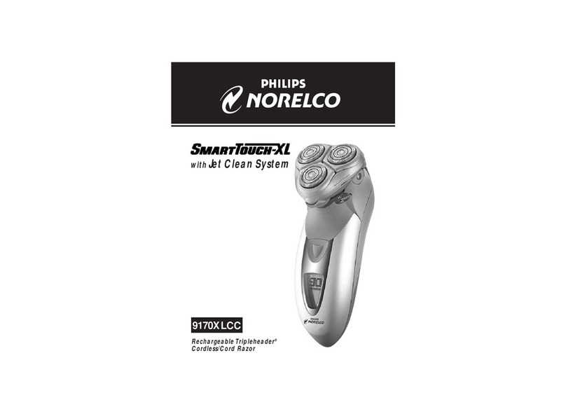Philips Norelco SmartTouch-XL 9170XLCC User manual
