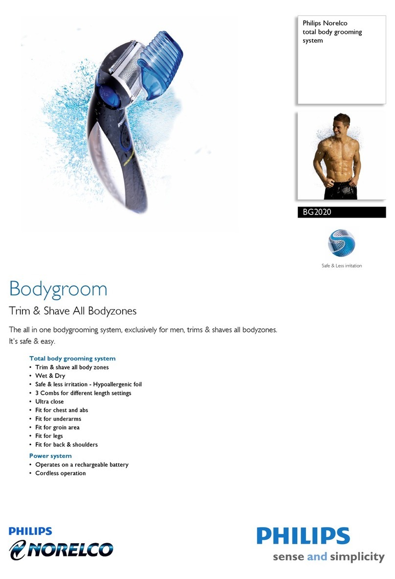 Philips Norelco BG2020 Specifications