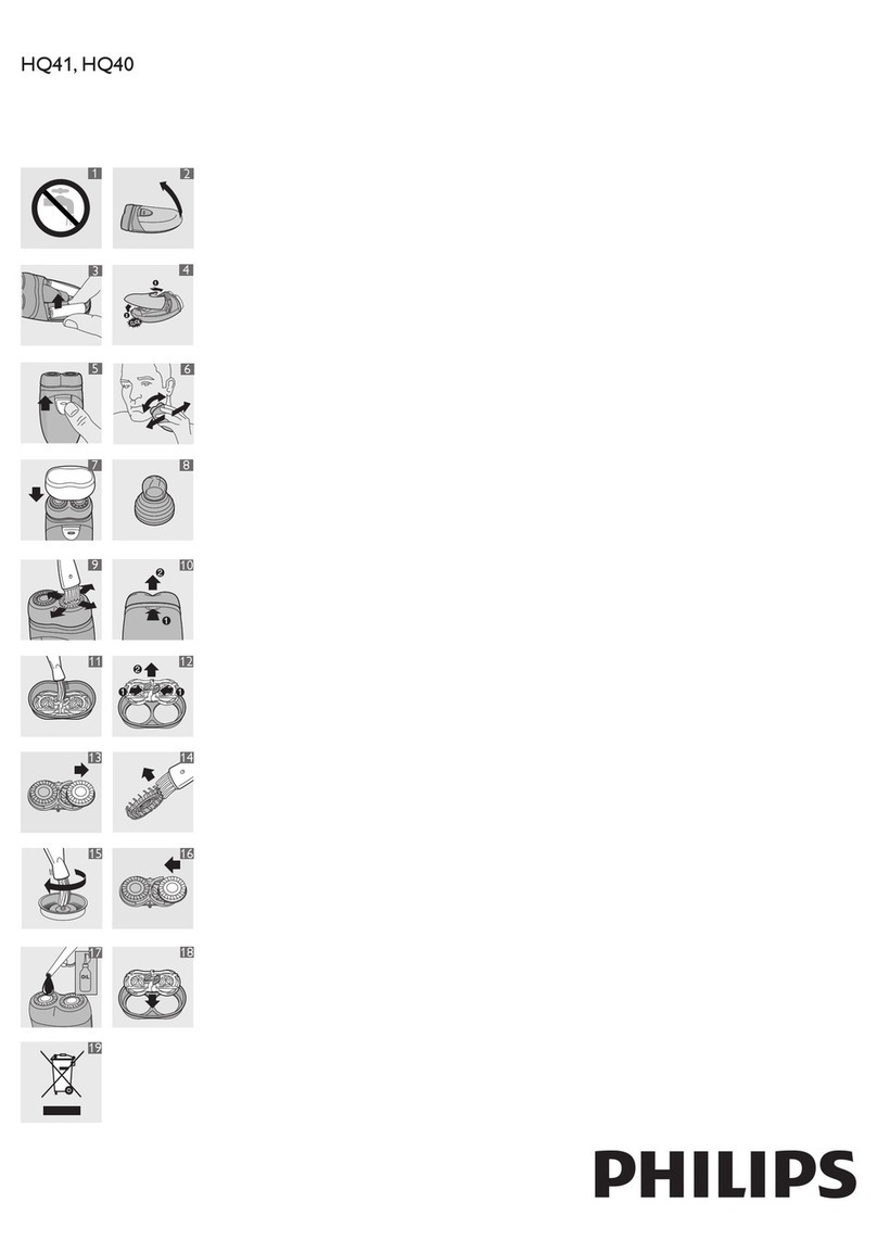Philips HQ40 user manual