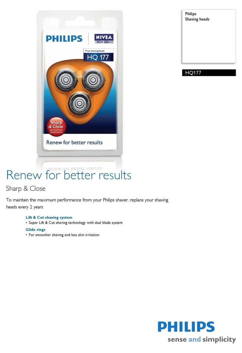 Philips HQ177 User manual