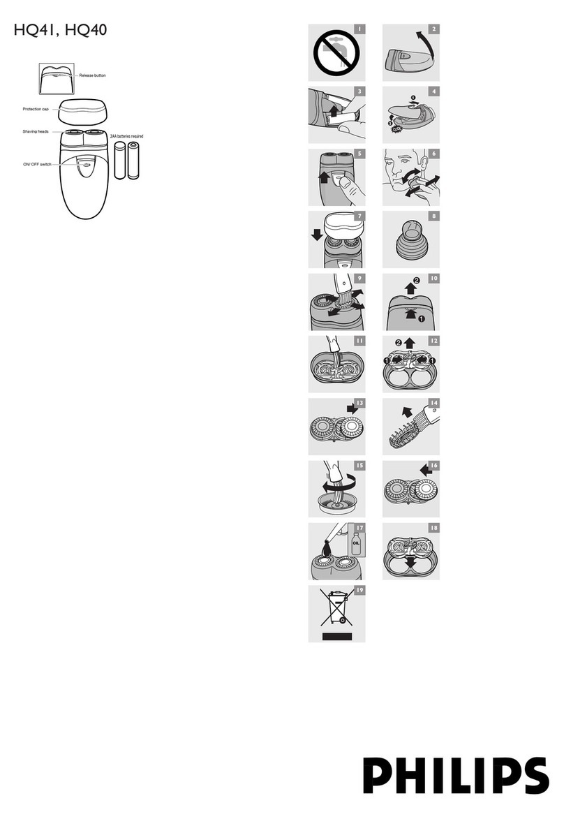 Philips HQ14 Instructions for use