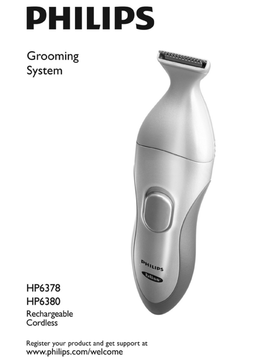 Philips HP6380/00 User manual Philips HP6380/00 User manual