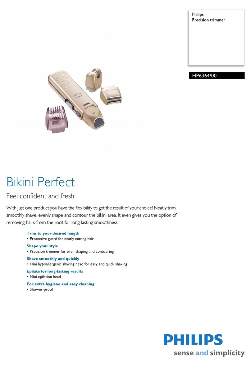Philips HP6364/00 User manual