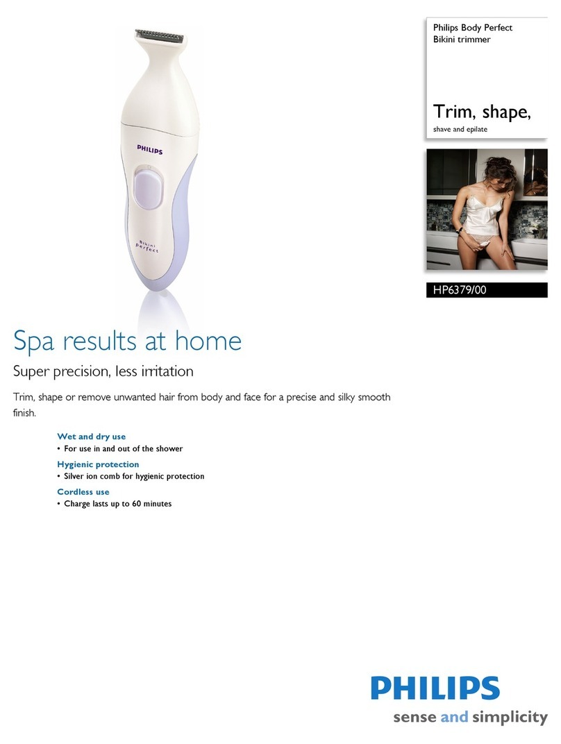 Philips Bikini Perfect HP6379 Specifications