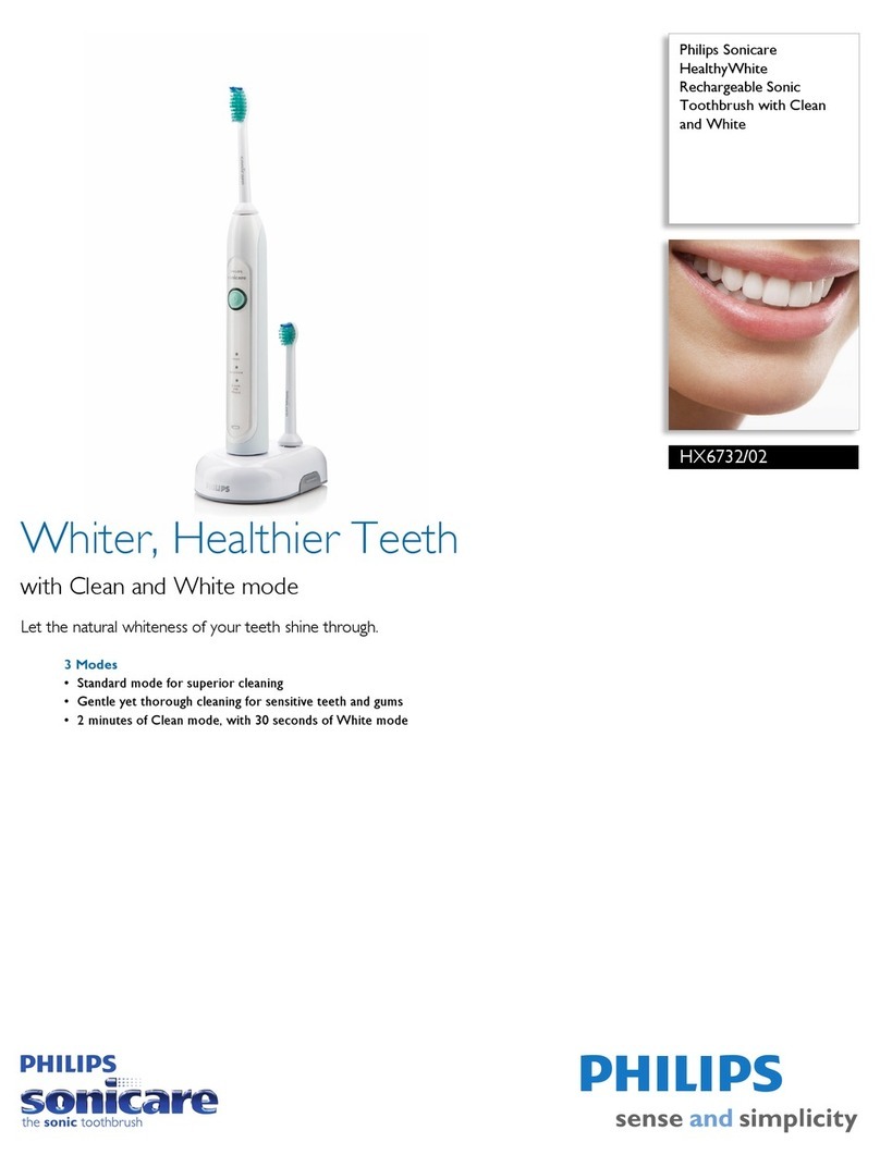 Philips Sonicare HealthyWhite HX6732/02 User manual Philips Sonicare HealthyWhite HX6732/02 User manual
