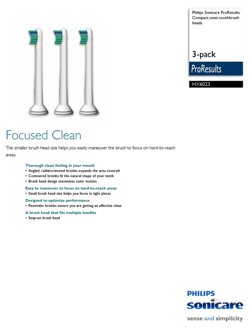 Philips Sonicare ProResults HX6023 Specifications