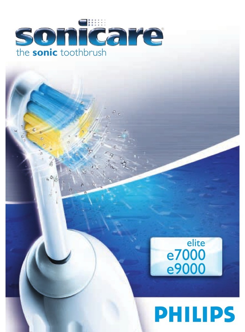 Philips SONICARE elite e7000 User manual
