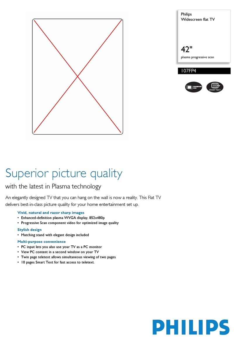 Philips 107FP4 User manual