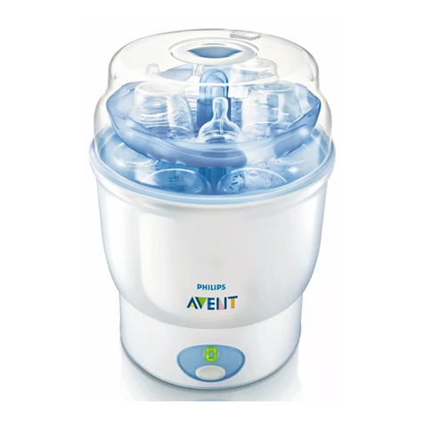 Philips AVENT IQ24 ELECTRONIC STEAM STERILISER User manual
