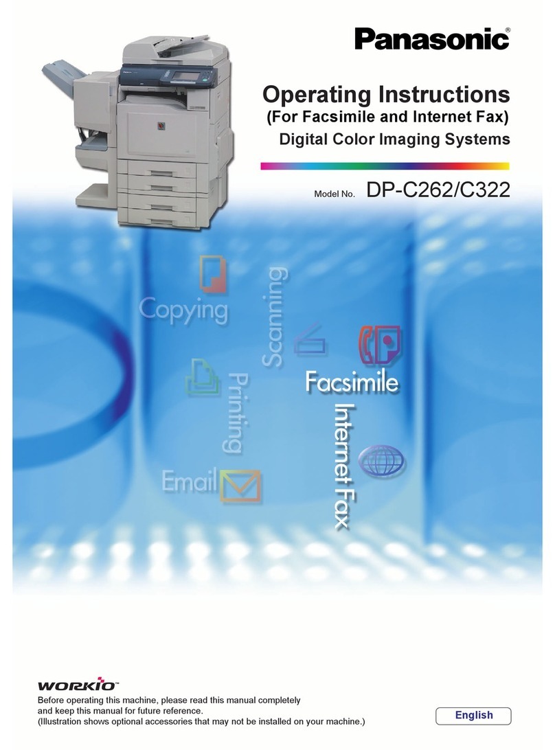 Panasonic Workio DP-C262 User manual Panasonic Workio DP-C262 User manual