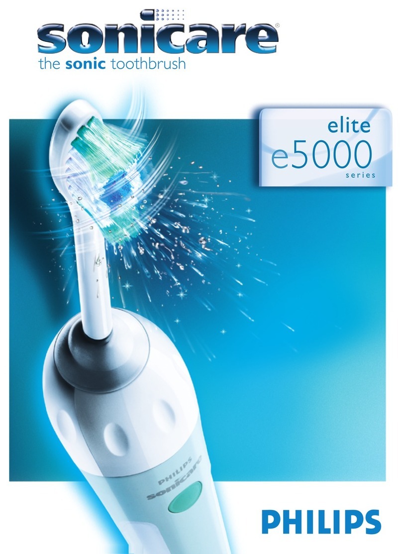 Philips SONICARE E5000 user manual
