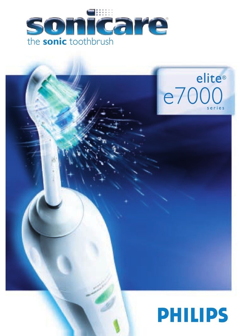 Philips SONICARE elite e7000 User manual