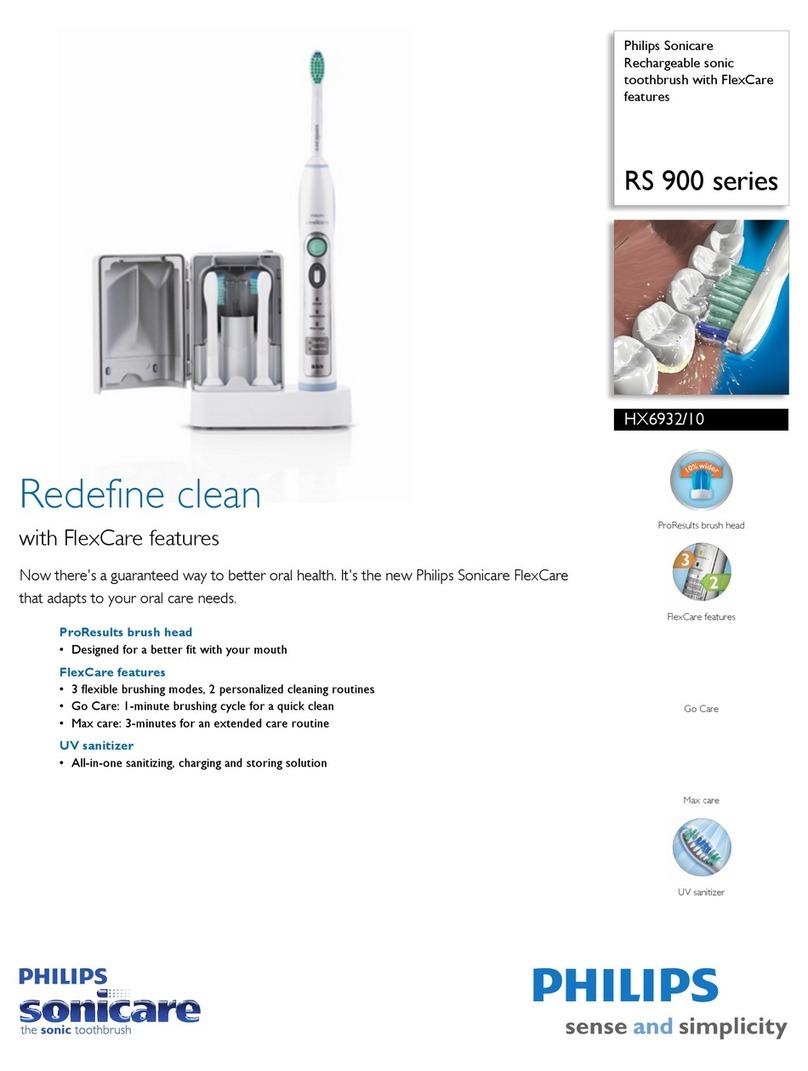 Philips Sonicare FlexCare HX6932/10 Specifications