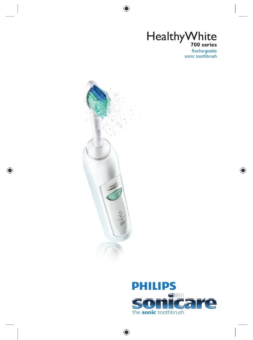 Philips Sonicare 700 series User manual Philips Sonicare 700 series User manual