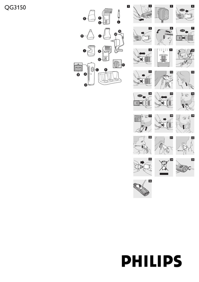 Philips QG3150 User manual