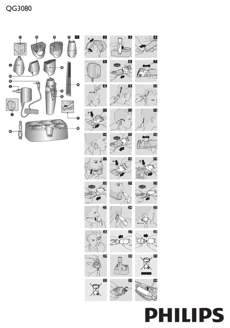 Philips QG 3080 manual